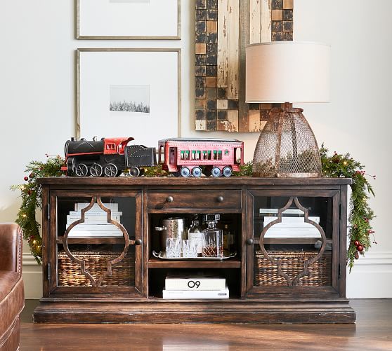 Lorraine Media Console Pottery Barn