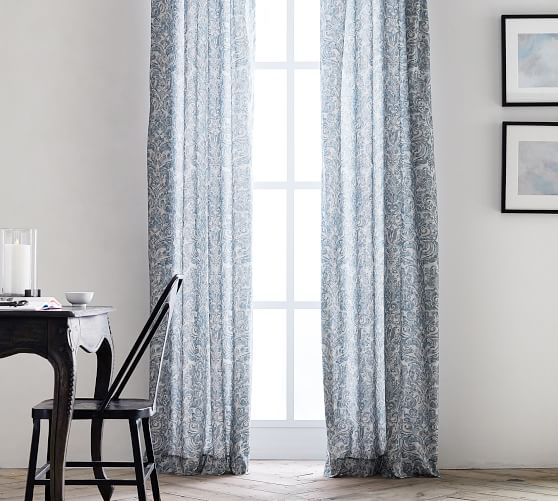Sierra Print Curtain Pottery Barn