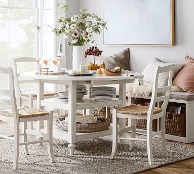 Shayne Drop Leaf Kitchen Table Antique White Pottery Barn