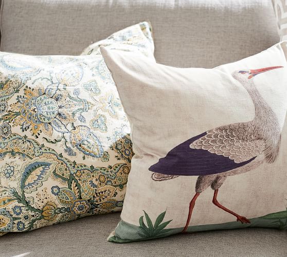 Florentine Paisley Print Decorative Pillow Cover Pottery Barn