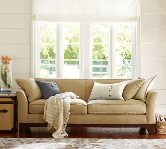 Greenwich Upholstered Sofa Pottery Barn