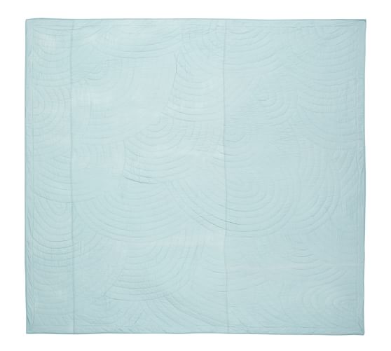 Scalloped Organic Patchwork Quilt Shams Pottery Barn