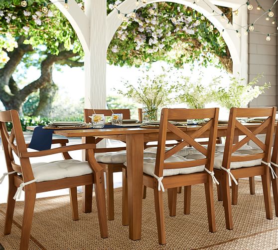 Tufted Sunbrella Outdoor Dining Chair Cushion Tufted Sunbrella Outdoor Dining Chair Cushion
