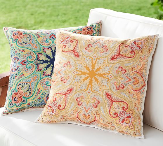 Penelope Indoor Outdoor Pillow Pottery Barn