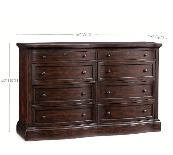 Banks 8 Drawer Extra Wide Dresser Pottery Barn