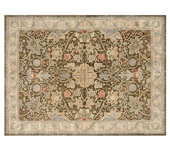 Freda Persian Rug Red Multi Pottery Barn