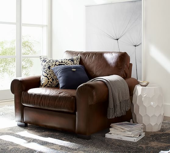 Leather Furniture Leather Sofas Leather Sectionals Pottery Barn