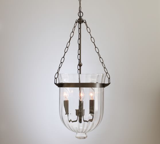Ribbed Glass Hundi Lantern Pottery Barn