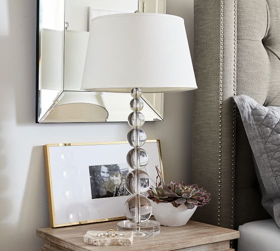 Stacked Crystal Table Lamp Base Pottery Barn