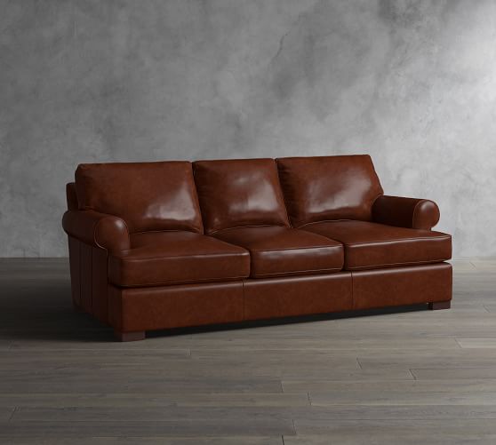 Townsend Roll Arm Leather Sofa Townsend Roll Arm Leather Sofa