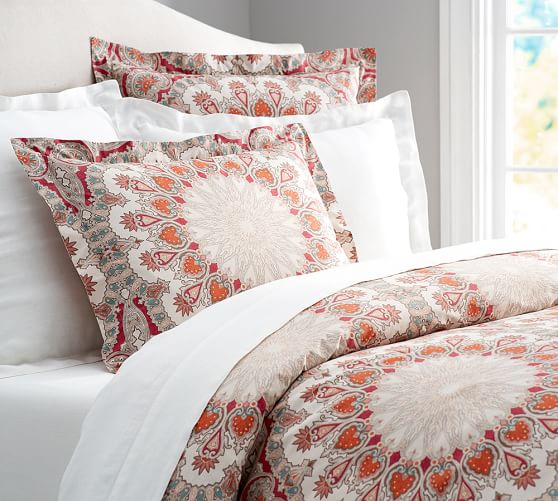Valencia Medallion Patterned Sham Pottery Barn