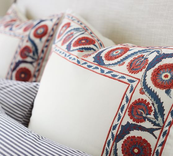Anu Suzani Embroidered Cotton Patterned Duvet Cover Sham