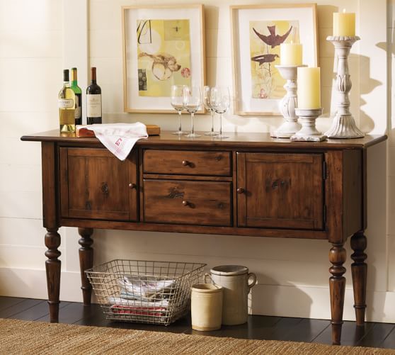 Tivoli Buffet Tuscan Chestnut Stain Pottery Barn