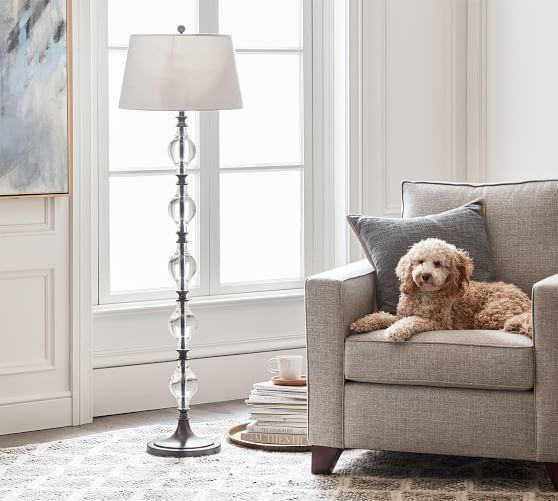 Marston Crystal Floor Lamp Base Pottery Barn