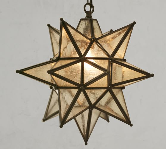 Olivia Indoor Outdoor Star Pendant Pottery Barn