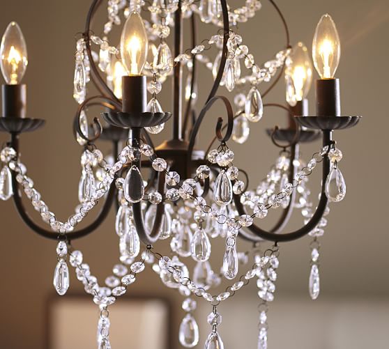 Paige Crystal Chandelier Pottery Barn