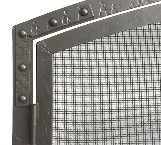 Arched Door Old World Fireplace Screen Pottery Barn