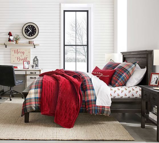 Merry Lumbar Decorative Pillow Cover Pottery Barn