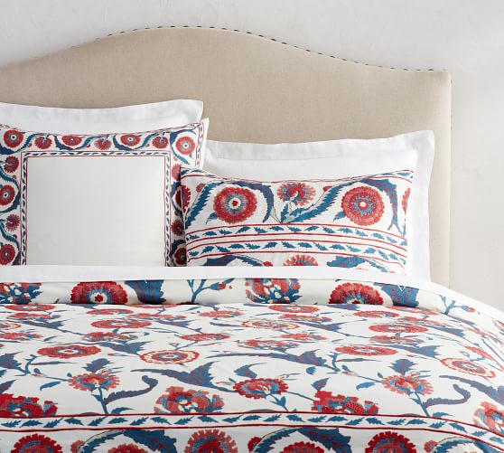 Anu Suzani Embroidered Cotton Patterned Duvet Cover Sham