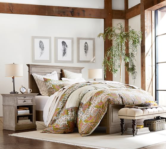 Livingston Bed Wooden Beds Pottery Barn