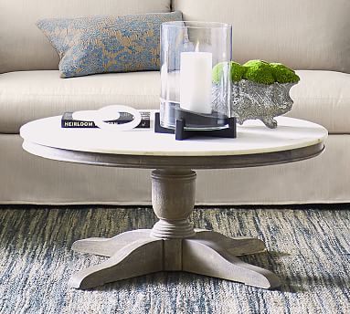 Alexandra Marble Round Coffee Table