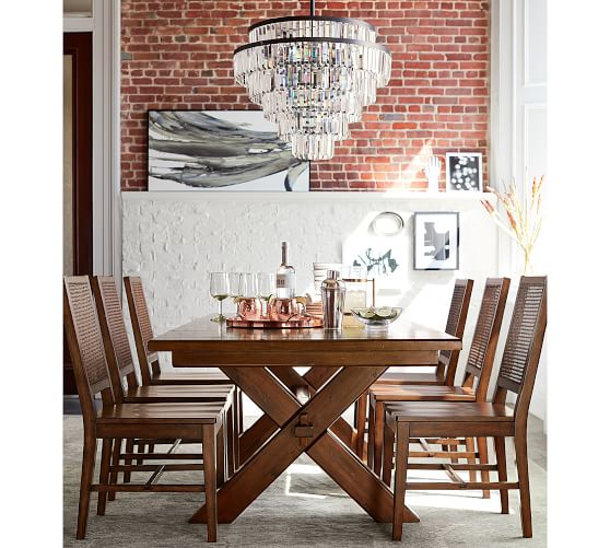 Gemma Crystal Round Chandelier Pottery Barn