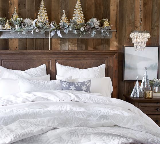 Karly Snowflake Coverlet Pottery Barn
