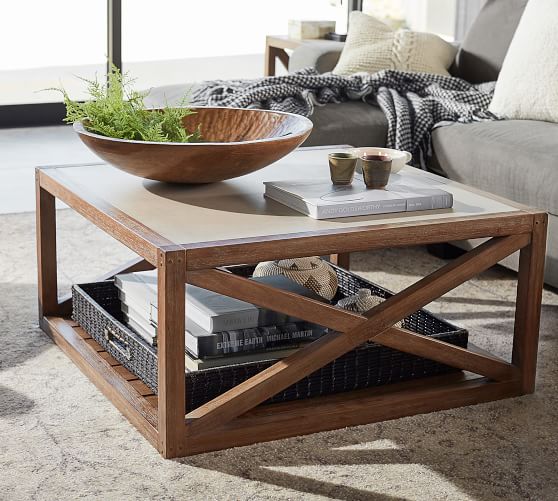 Grove Square Coffee Table Pottery Barn