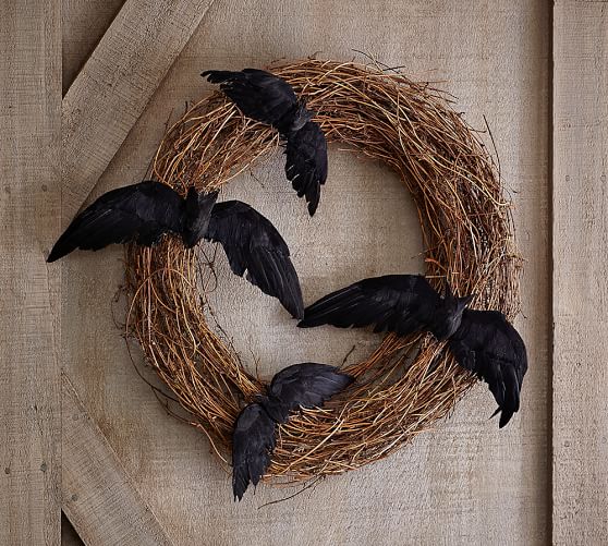 Twig Bat Wreath Pottery Barn