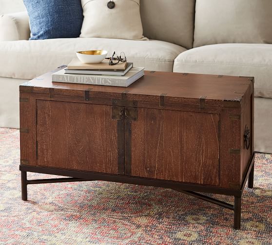 Pottery Barn Trunk Coffee Table