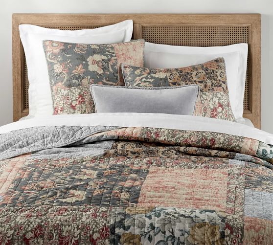Rosalyn Patchwork Cotton Quilt Pottery Barn