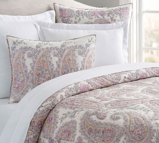 Melody Print Quilt Sham Pottery Barn