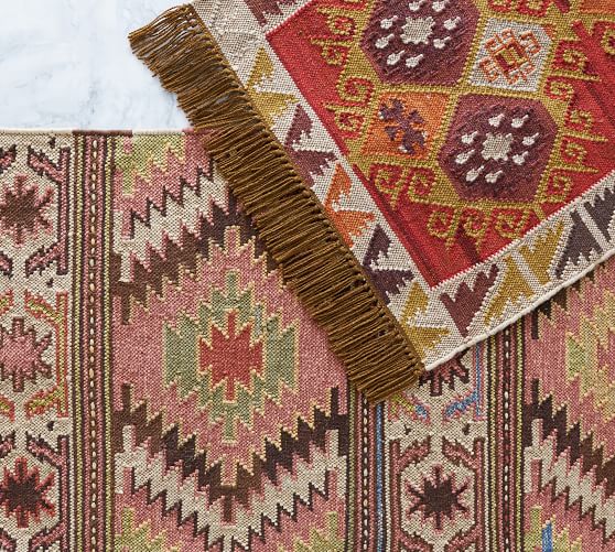 Anika Synthetic Indoor Outdoor Rug Multi Pottery Barn