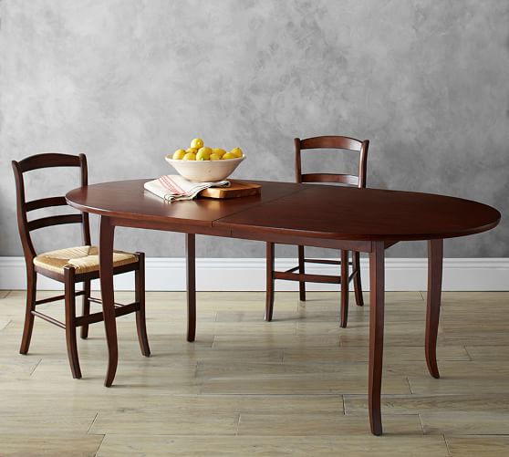 Chloe Oval Extending Dining Table Pottery Barn