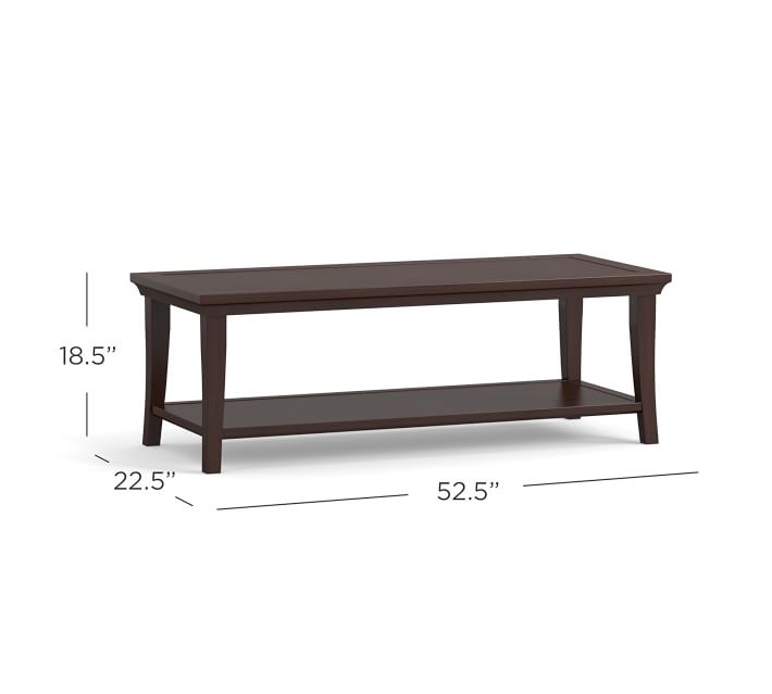 Metropolitan Rectangular Coffee Table Pottery Barn