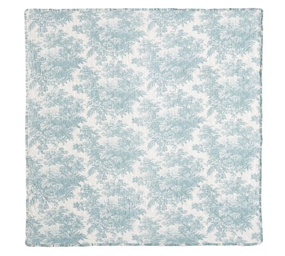 Matine Toile Quilt Shams Pottery Barn
