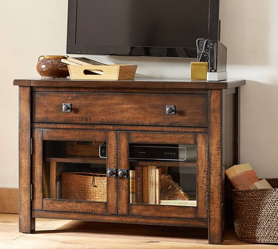 Benchwright Media Console Pottery Barn