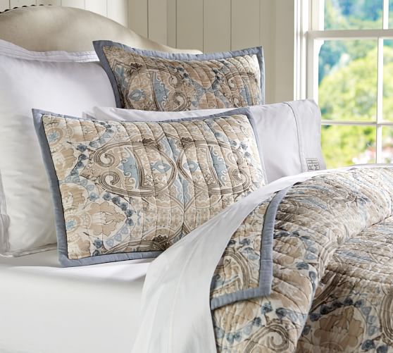 Genevieve Quilt Shams Pottery Barn