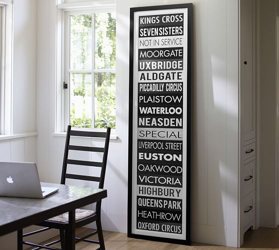 London Sign Framed Print Pottery Barn
