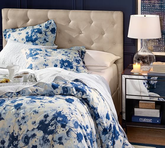 Alexa Watercolor Patterned Duvet Cover Sham Pottery Barn