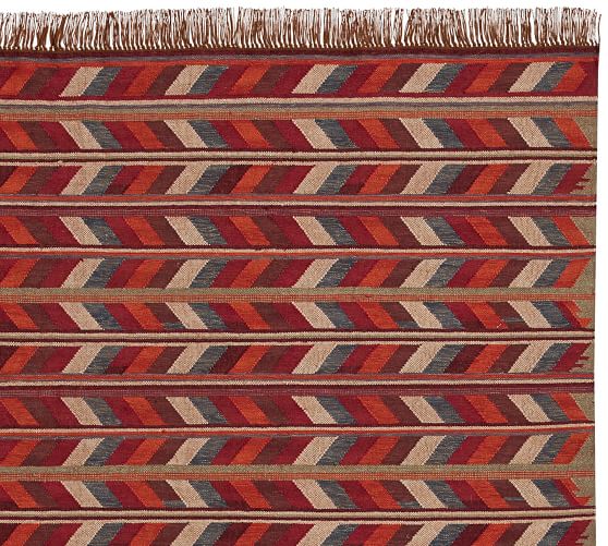 Pratt Indoor Outdoor Synthetic Kilim Rug Pottery Barn