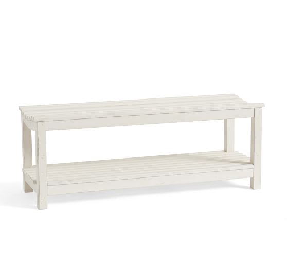 Declan Entry Bench Burnished Pine Pottery Barn