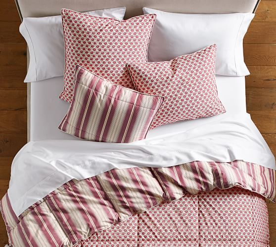 Lanie Reversible Pillow Sham Pottery Barn