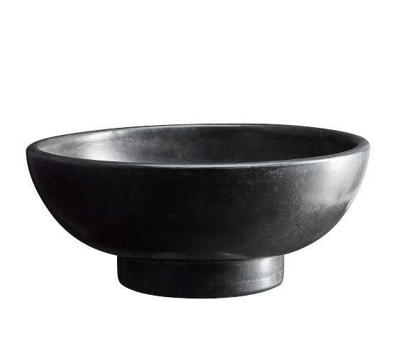 Orion Ceramic Bowl, Black Pottery Barn