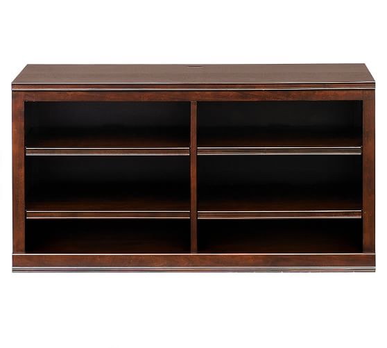 Logan Small TV Stand, Mahogany Stain Pottery Barn