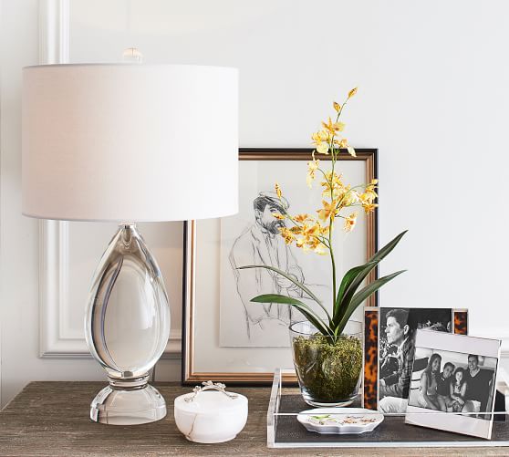Monique Lhuillier Morgan Crystal Lamp Base Pottery Barn