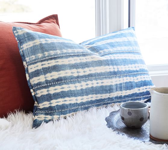 Leland Printed Lumbar Pillow Cover Pottery Barn
