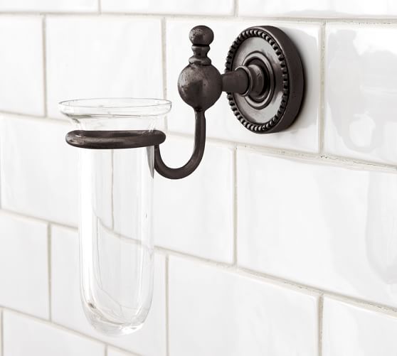 Quinn Beaded Wall Mount Vase Pottery Barn