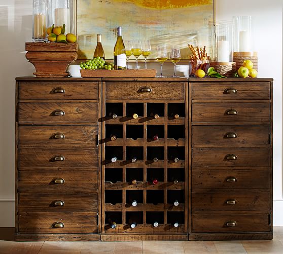 Build Your Own Wallace Reclaimed Wood Modular Cabinets Pottery