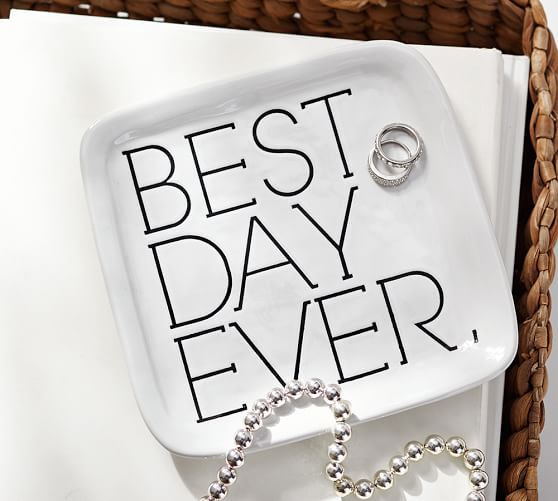 Best Day Ever Decorative Tray Pottery Barn